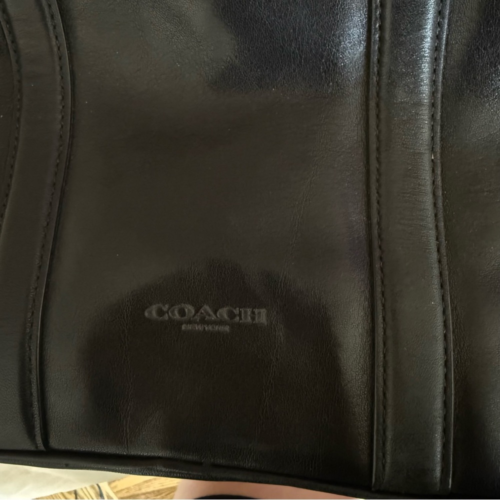 Coach Black Leather Briefcase Metropolitan Slim Brief - Picture 12 of 12